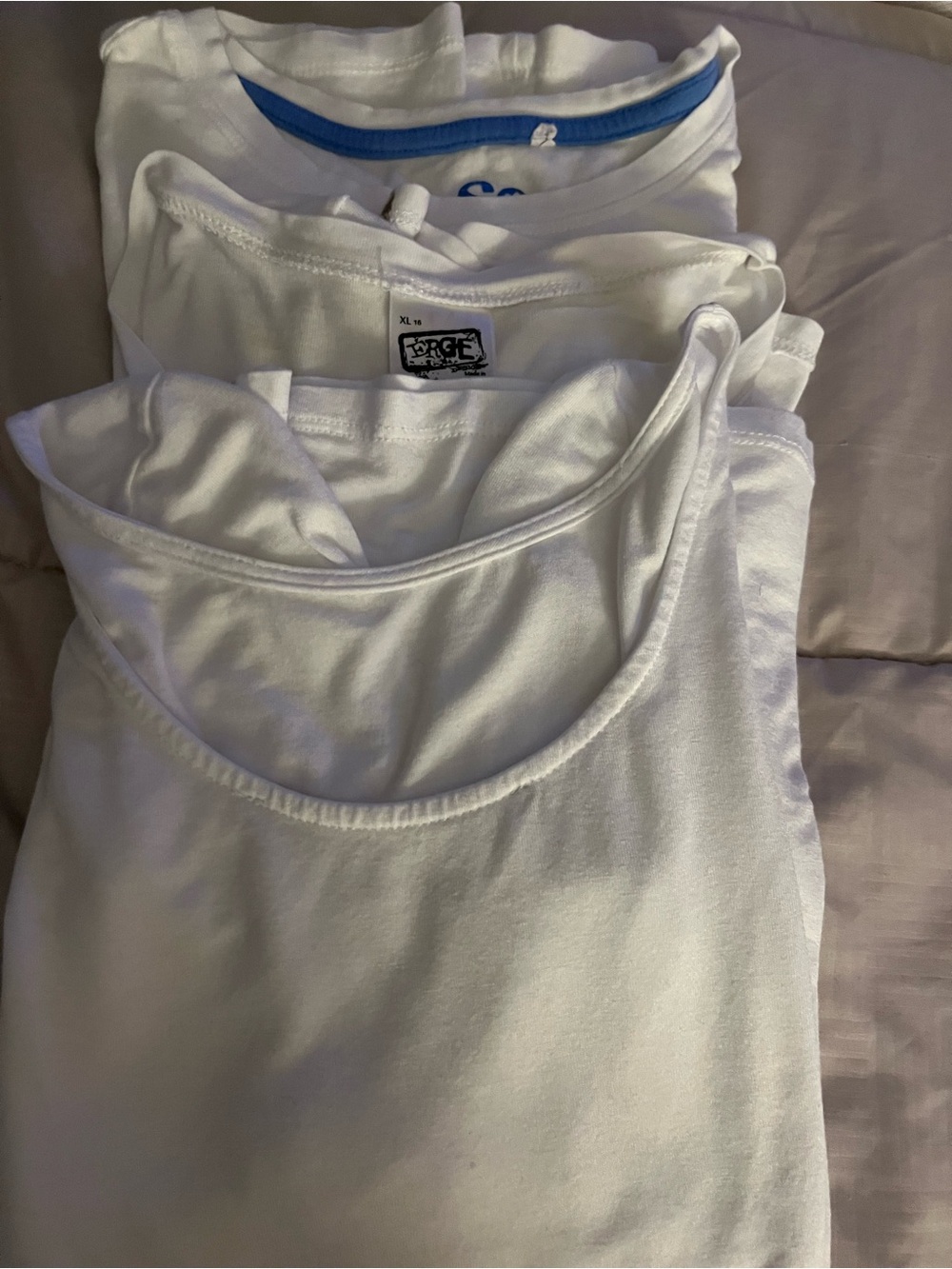 White Cotton Tshirt bundle of 3